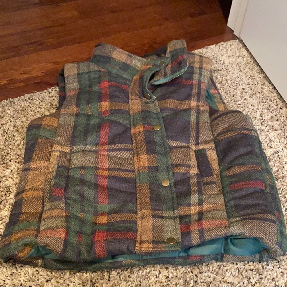 Women’s Large plaid Vest